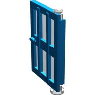 Lego dveře 1x4x5 pravé , modrá (74249)